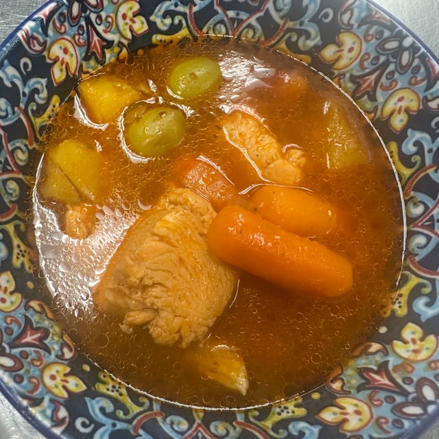 Pollo guisado (Puerto Rican stew).